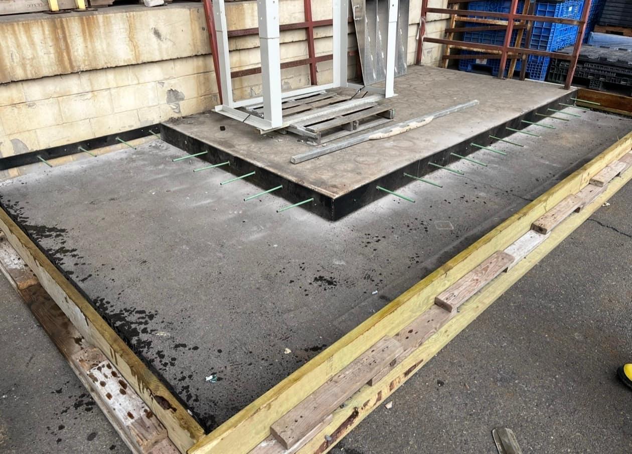 Machine Foundation Installation by MJS & Sons Construction